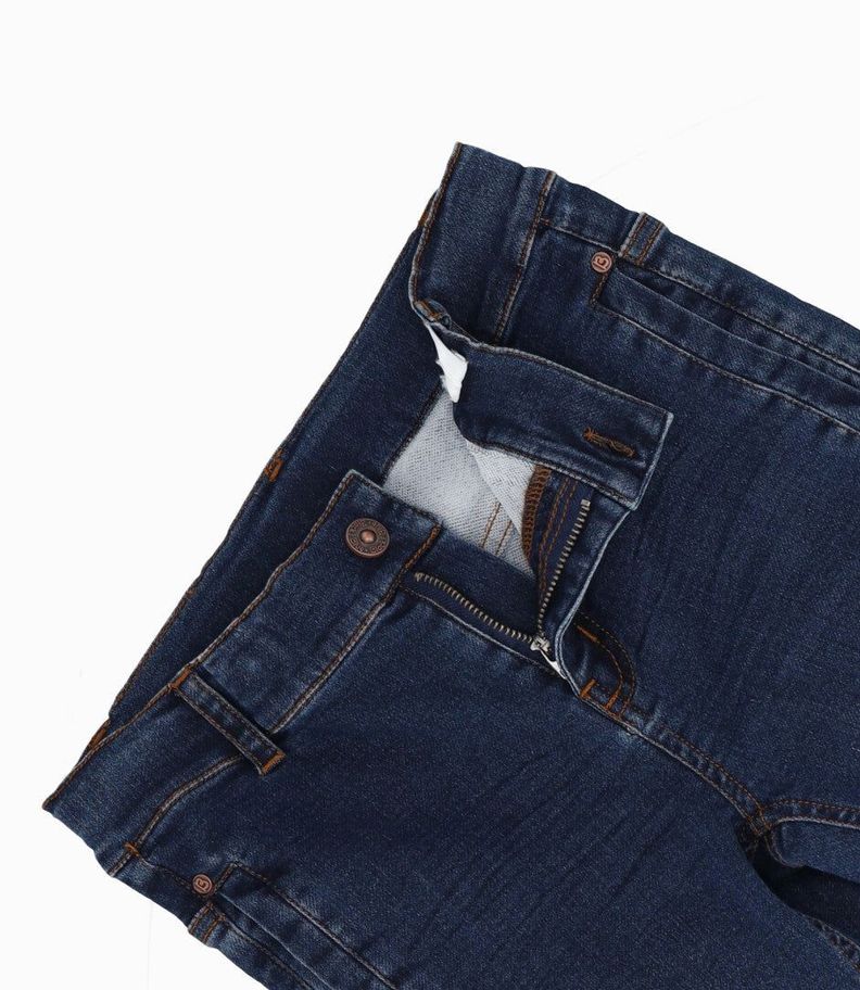 Jeans niño básico denim azul Black and Blue-2
