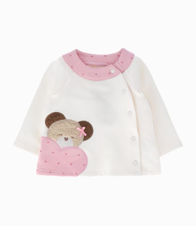 Conjunto recién nacida 3 piezas blanco 4 Kids-1