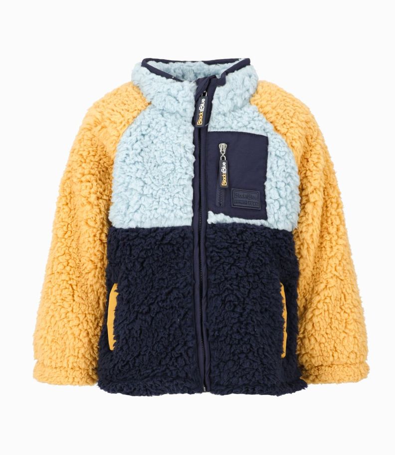 Polerón bebés sherpa celeste Black and Blue-1