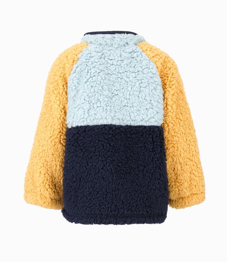 Polerón bebés sherpa celeste Black and Blue-2