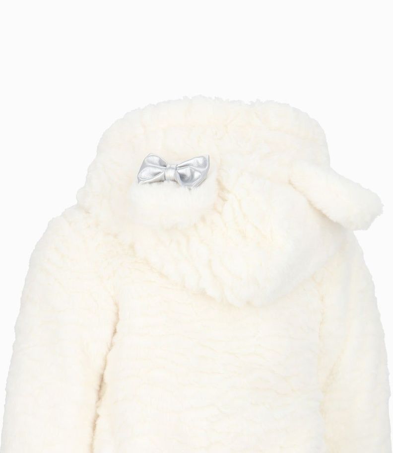 Chaqueta bebé con conejo blanco Limonada-2