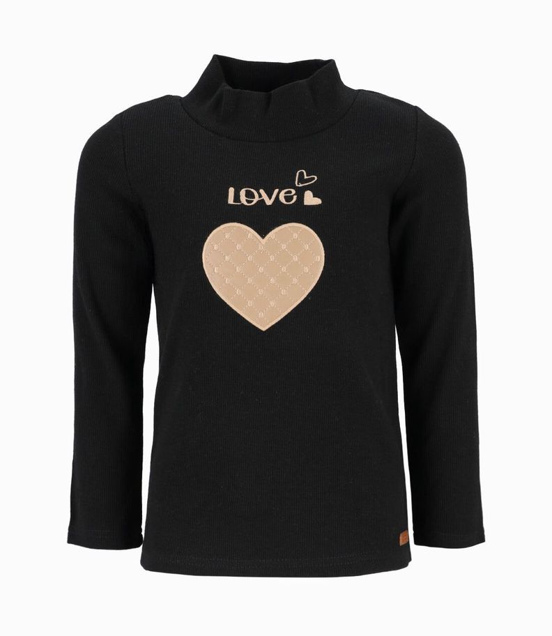 Polera niña beatle negro Limonada-1