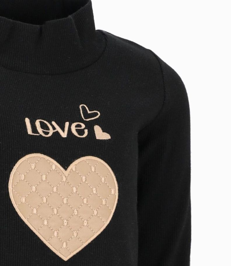 Polera niña beatle negro Limonada-3