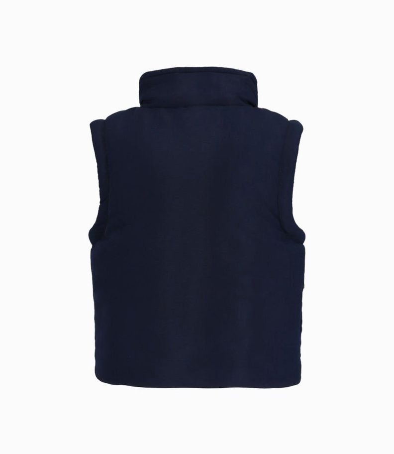 Parka bebés reversible azul marino Black and Blue-2