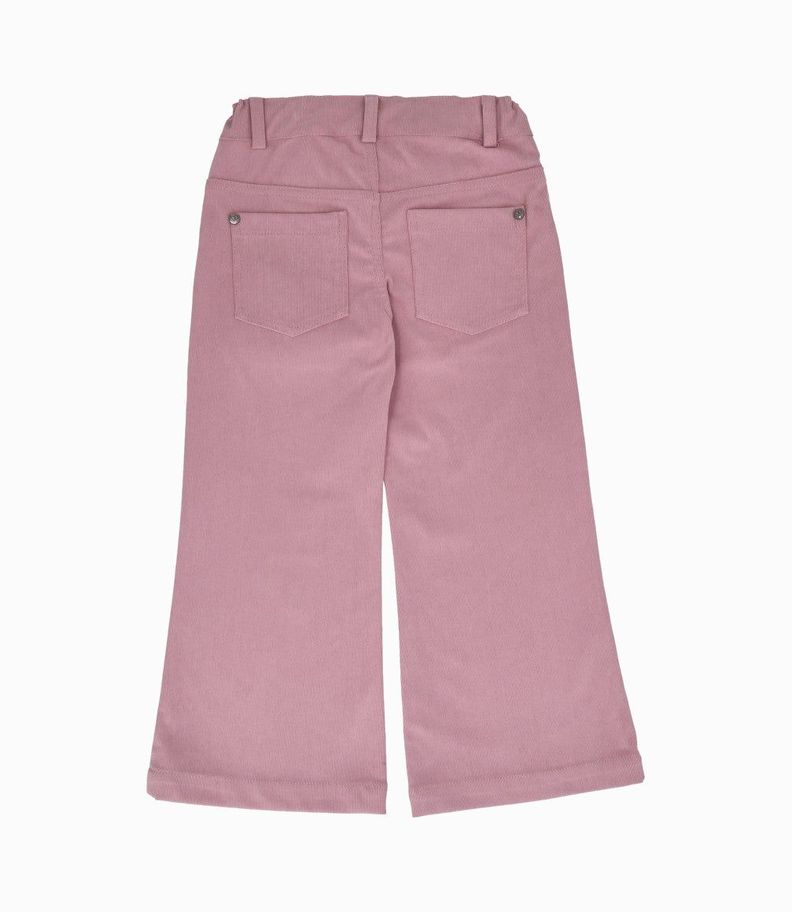 Pantalón niña wide leg palo rosa Limonada-1