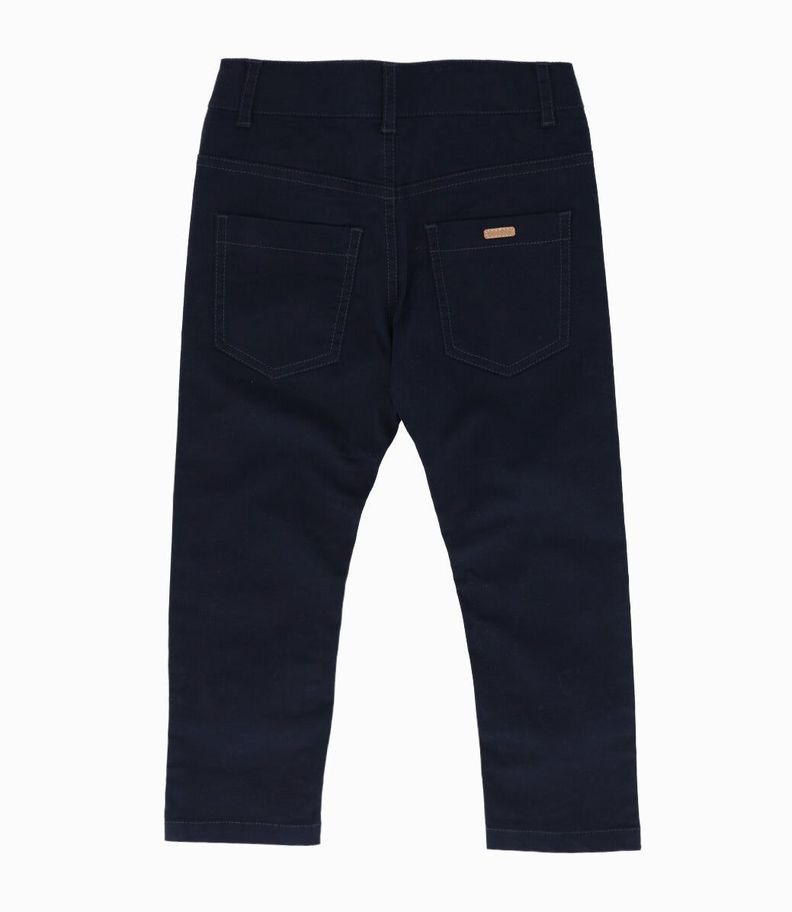 Pantalón niño básico azul marino Black and Blue-1