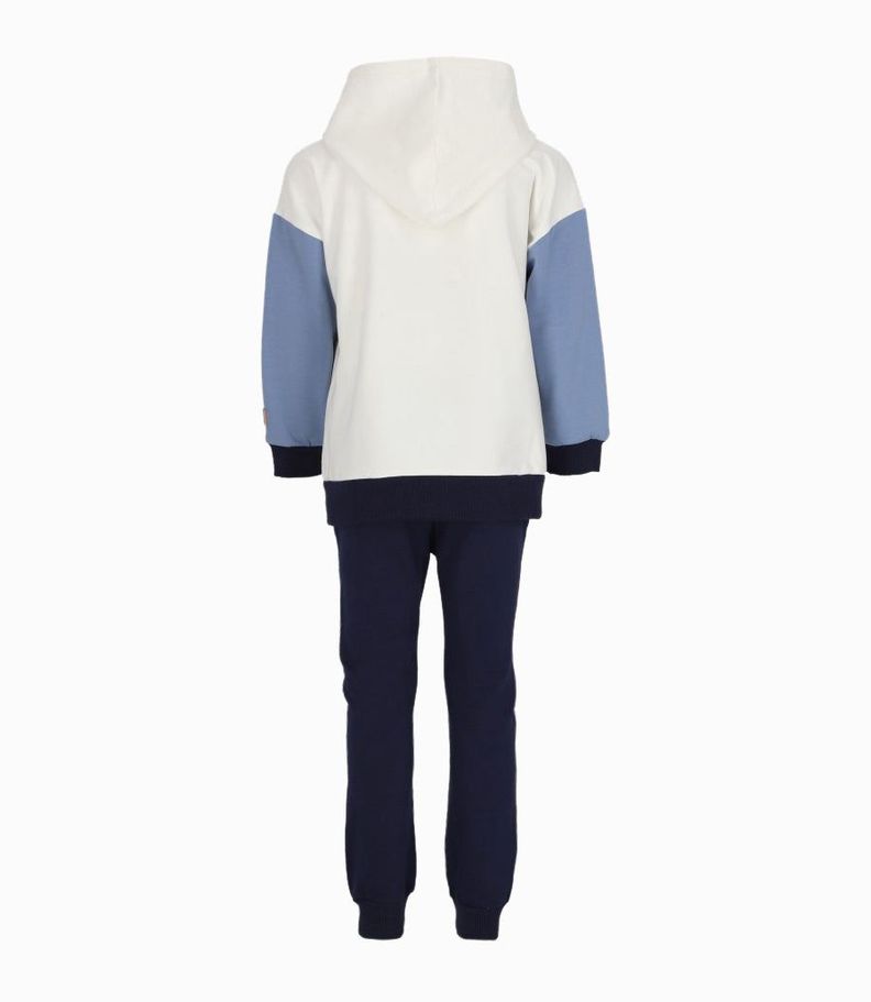 Buzo niño tricolor blanco Black and Blue-1