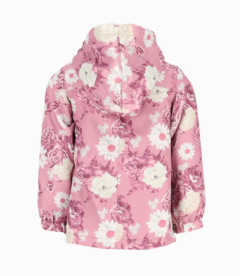 Chaqueta niña floreada palo rosa Limonada-1