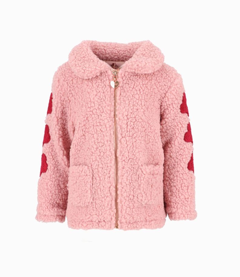 Chaqueta bebés flores morado 4 Kids-0