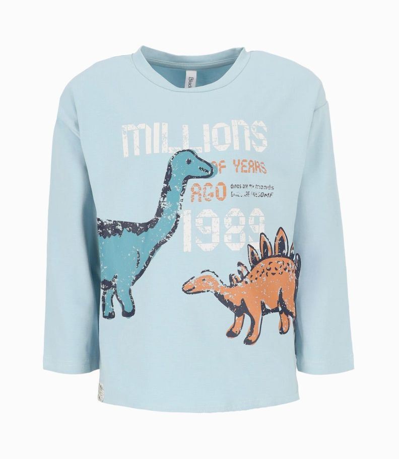 Polera niño con dinosaurios menta Black and Blue-0