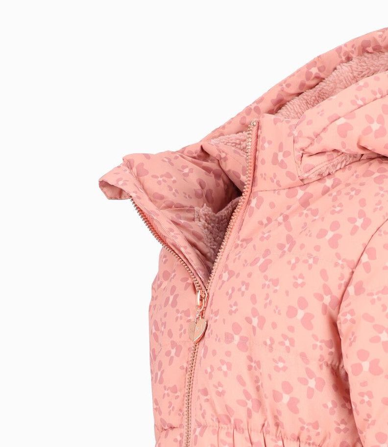 Parka bebés con flores rosado 4 Kids-2