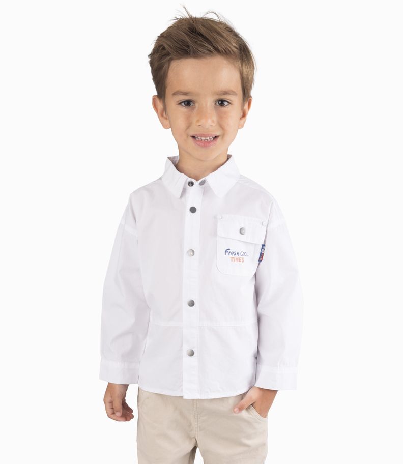 Camisa Bebé Básica Blanco