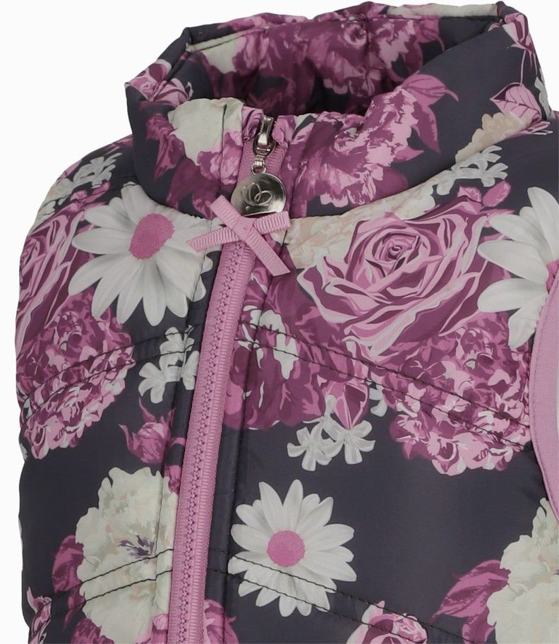 Parka bebé con flores palo rosa Limonada-2