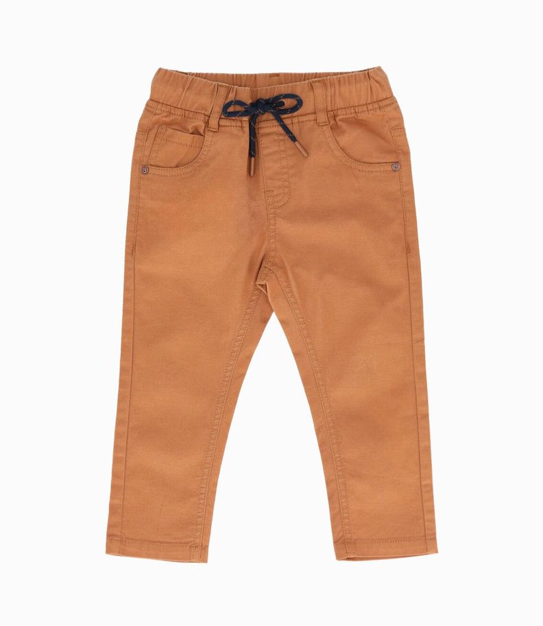 Pantalón bebés básico camel Black and Blue-0