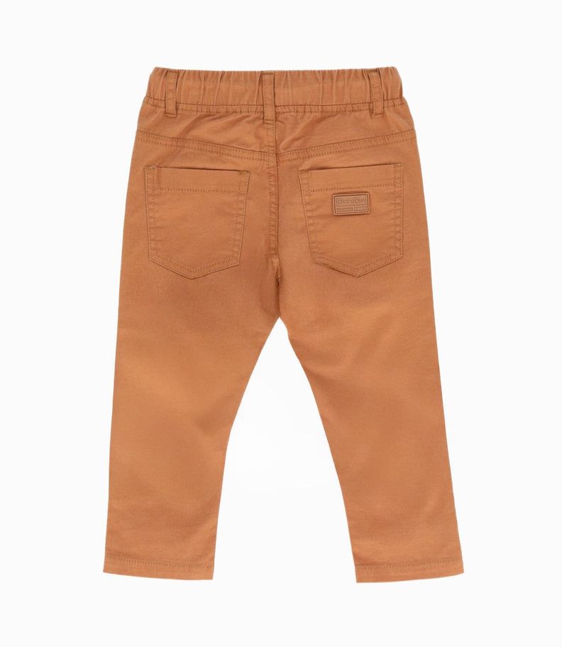 Pantalón bebés básico camel Black and Blue-1