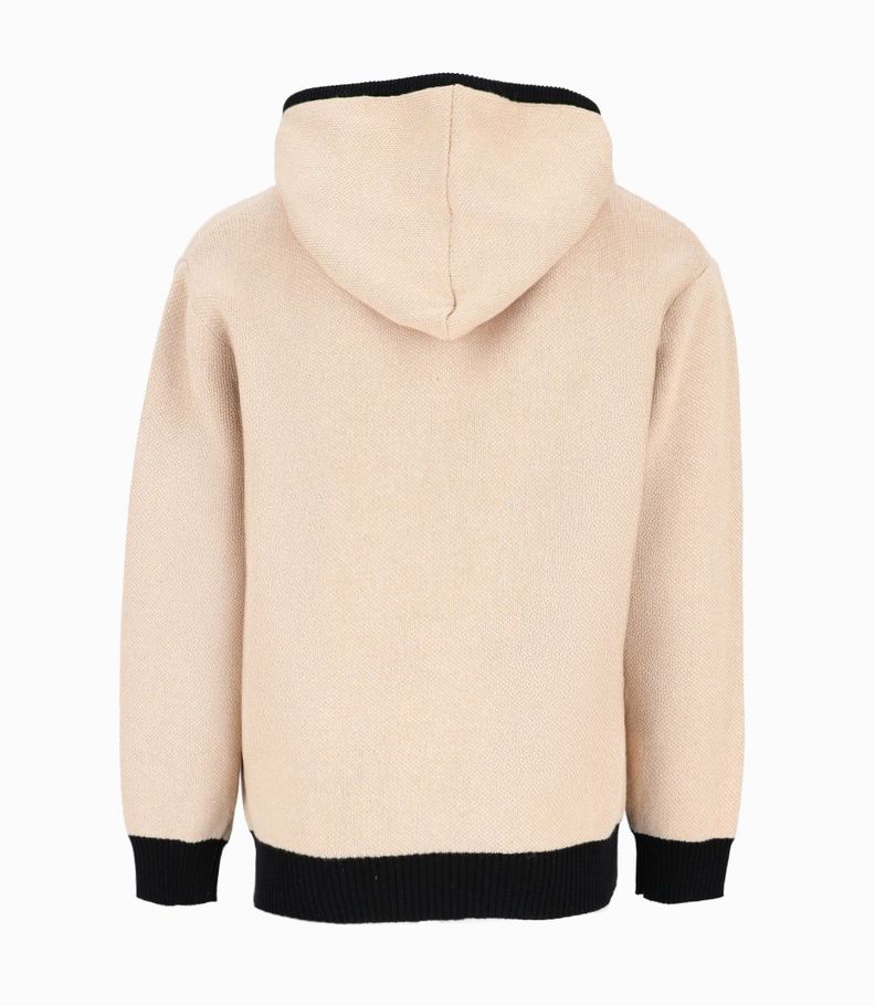 Chaleco niño tejido beige Black and Blue-2