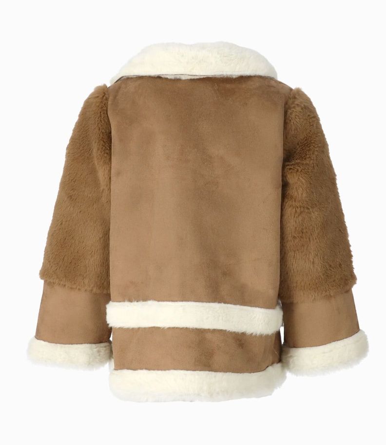 Chaqueta niña aviadora chocolate Limonada-1