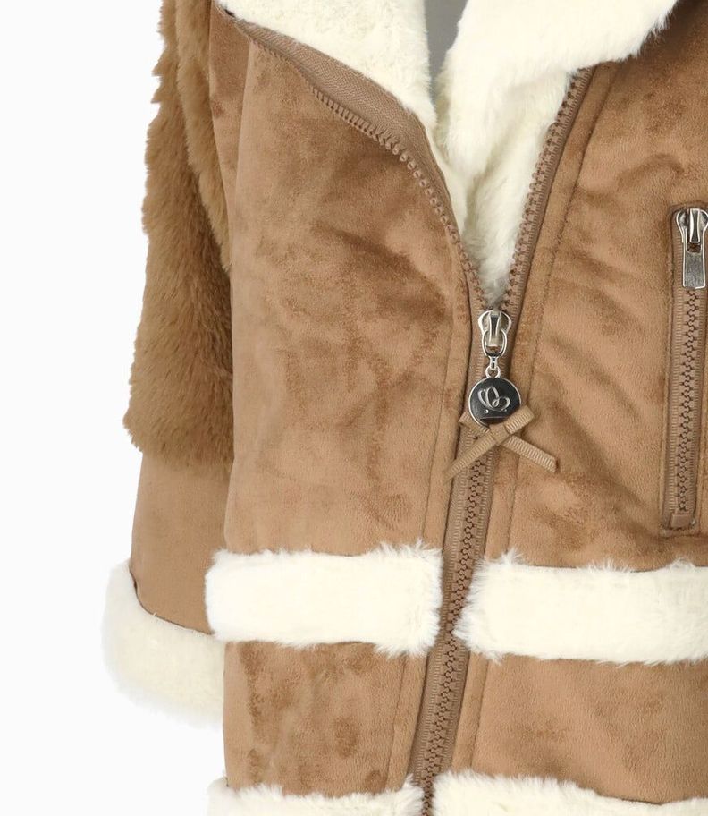Chaqueta niña aviadora chocolate Limonada-2