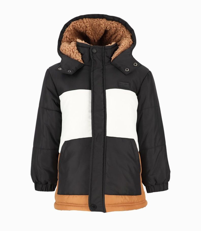 Parka niño impermeable negro Black and Blue-0
