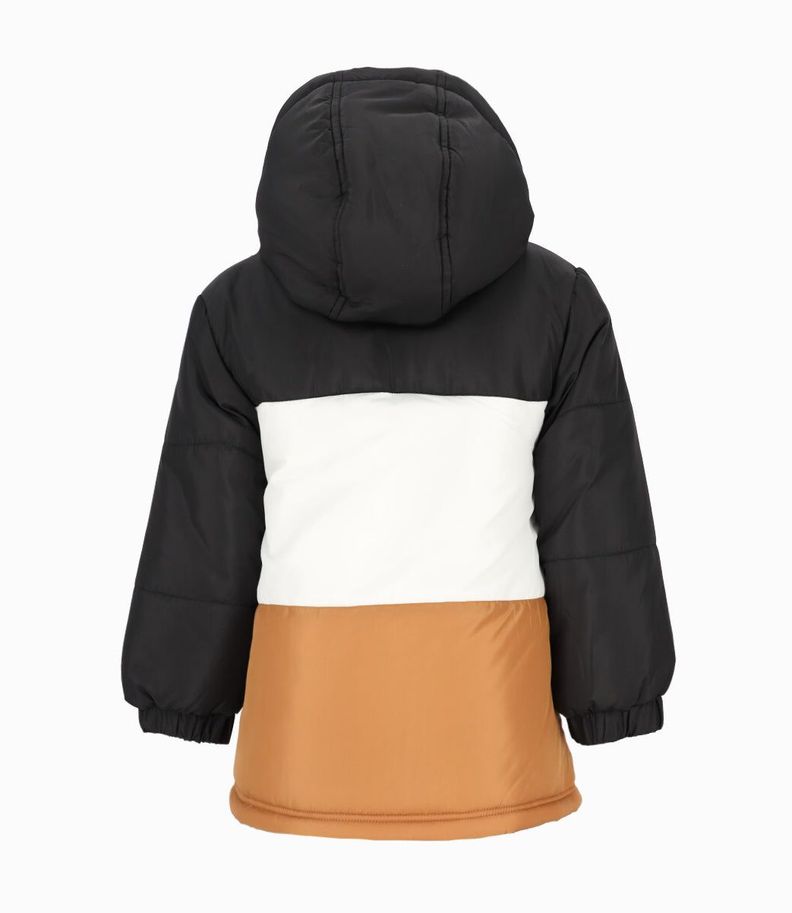Parka niño impermeable negro Black and Blue-1
