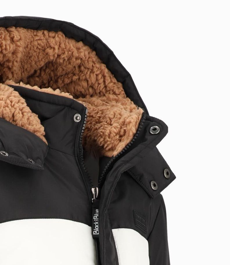 Parka niño impermeable negro Black and Blue-2