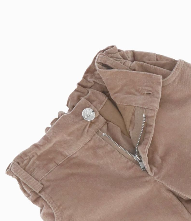 Pantalón bebés con osito beige Limonada-2