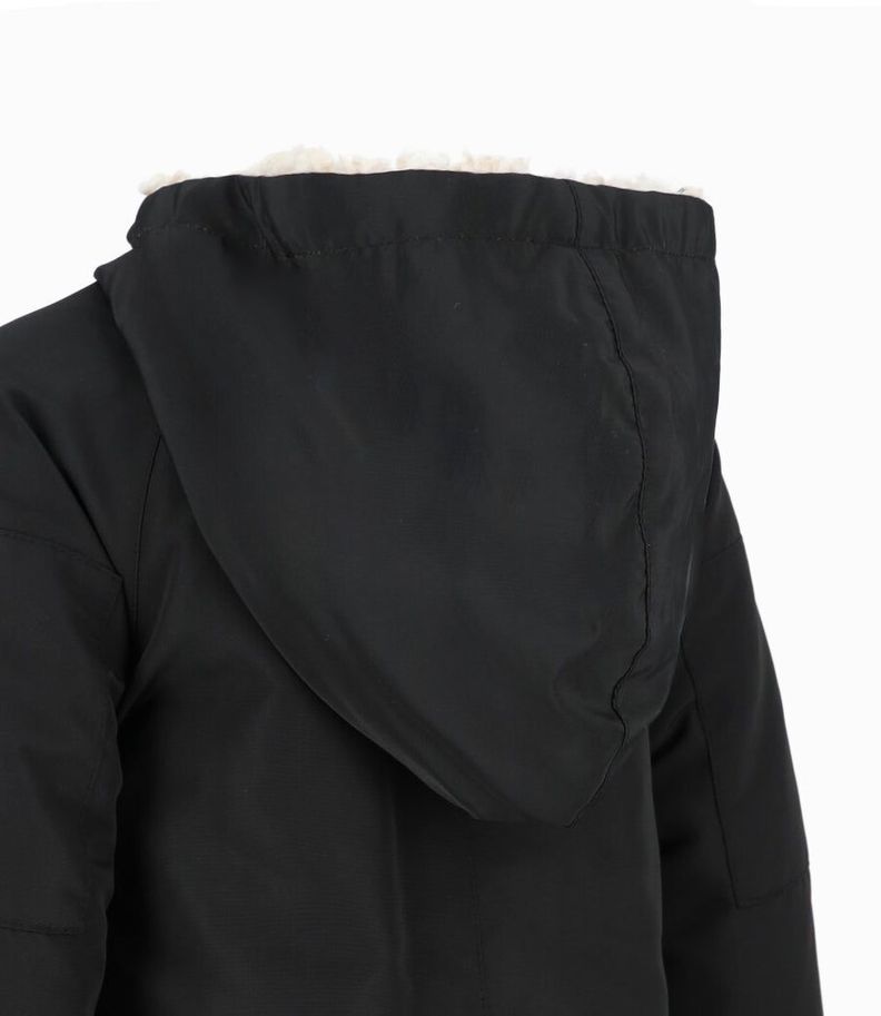 Abrigo bebés impermeable negro Black and Blue-3