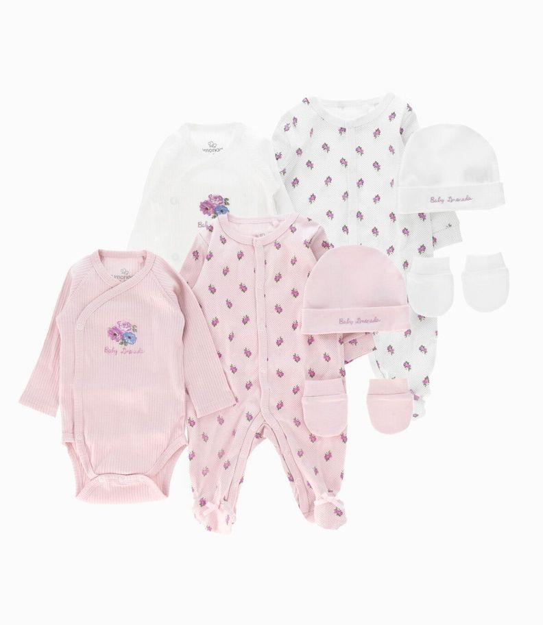 Ajuar recién nacida piezas Rosado LIMONADA Limonada