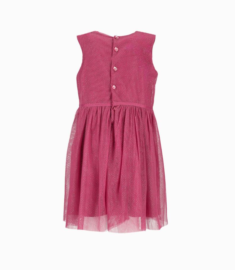 Conjunto niña de vestido y abrigo burdeo Limonada-5