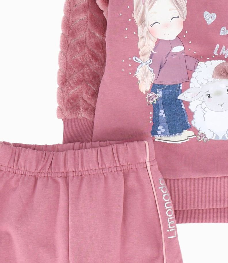 Buzo bebés jogger burdeo Limonada-3