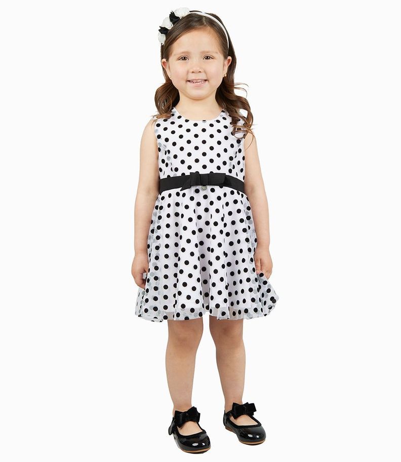 Vestido Bebé Con Puntos