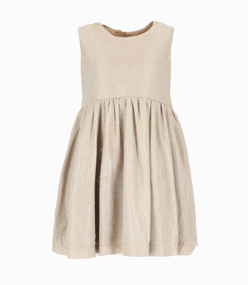 Vestido niña con abrigo beige Limonada-1