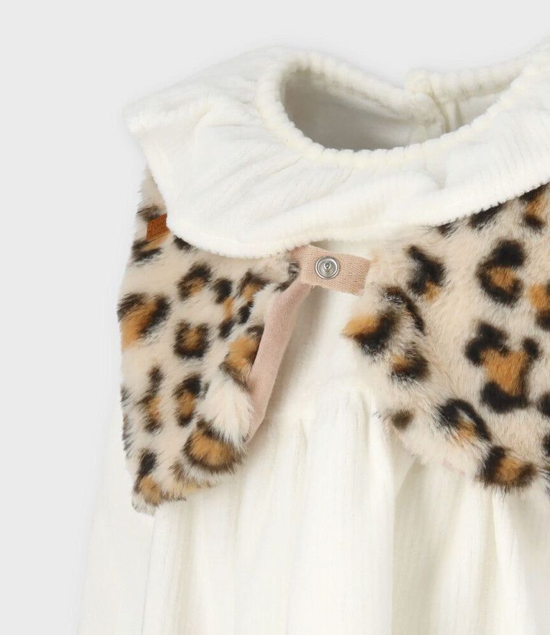 Vestido bebés con bolero beige Limonada-2