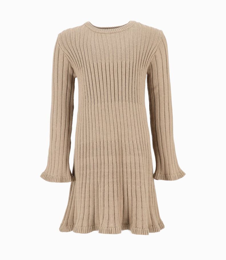 Vestido niña con bolero beige Limonada-2