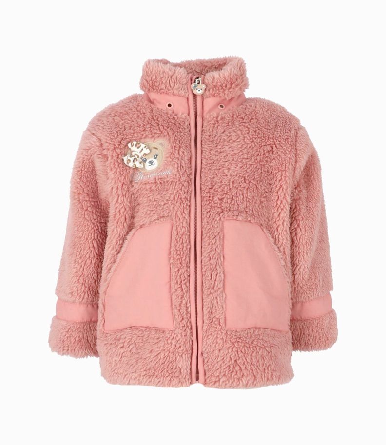 Chaqueta bebés básica palo rosa Limonada-0