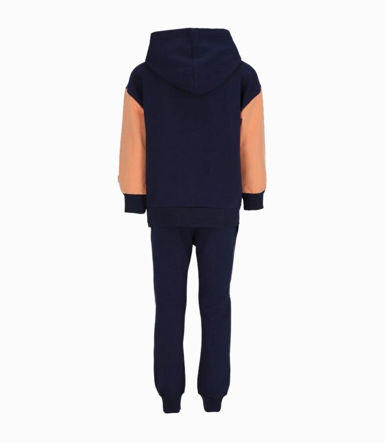 Buzo niño tricolor celeste Black and Blue-1