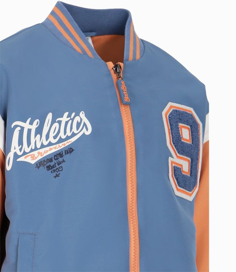 Chaqueta niño bomber celeste Black and Blue-3