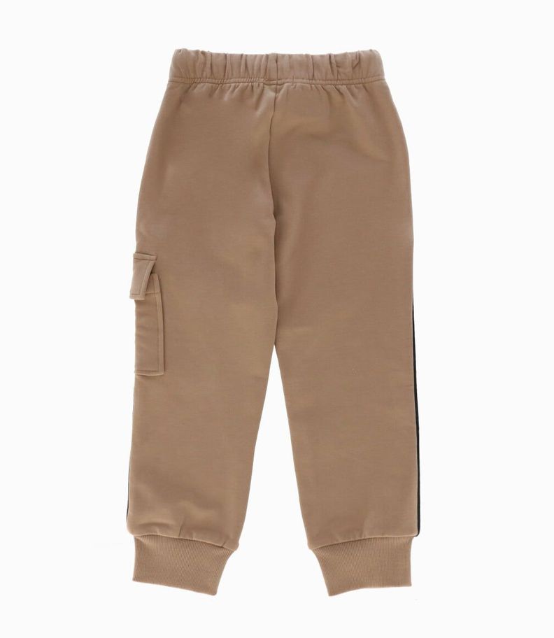 Pantalón de buzo niña con oso beige Limonada-1