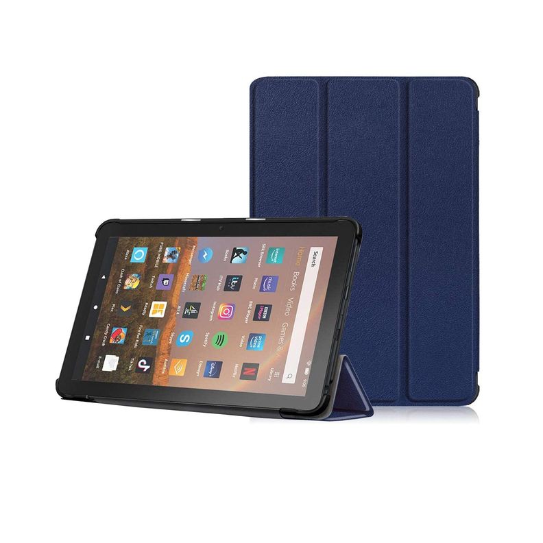 Funda Fibra Fire HD8 Color Azul-0