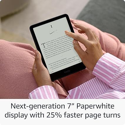 E-reader Kindle Paperwhite Waterproof 2024 16GB Raspberry-3
