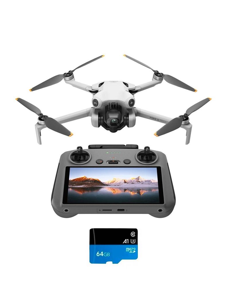Drone DJI Mini 4 Pro FMC Plus (RC 2) + Tarjeta 64GB-0