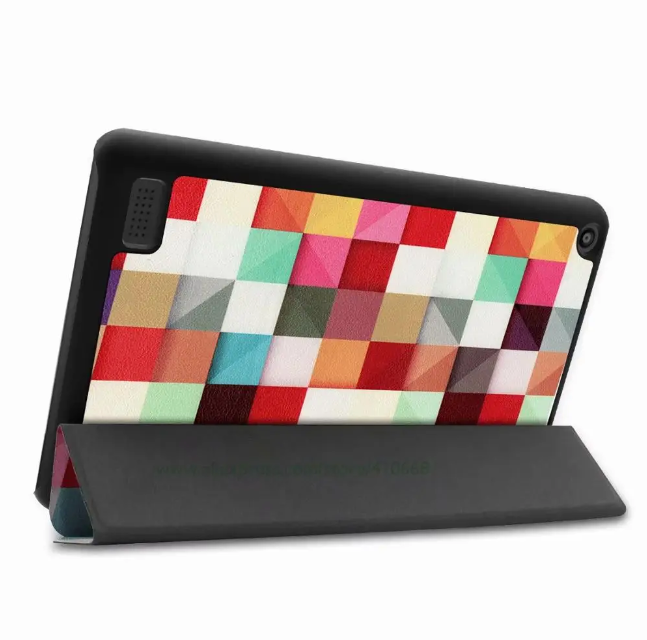 Funda Fibra Fire HD8 Diseño Rojo-0