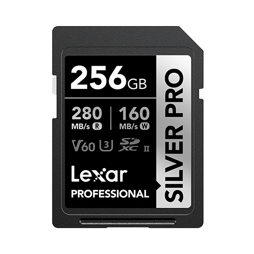 Tarjeta Lexar Professional SILVER PRO 256GB SDXC UHS-II Card-0