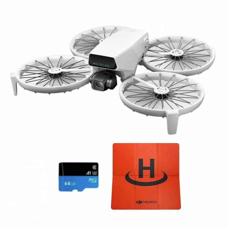 Drone DJI Flip Fly More Combo RC 2 + Landing + Micro SD 64GB Gris