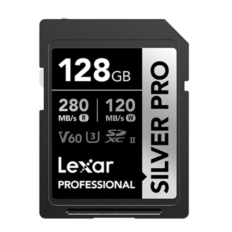 Tarjeta Lexar Professional SILVER PRO 128GB SDXC UHS-II Card-0