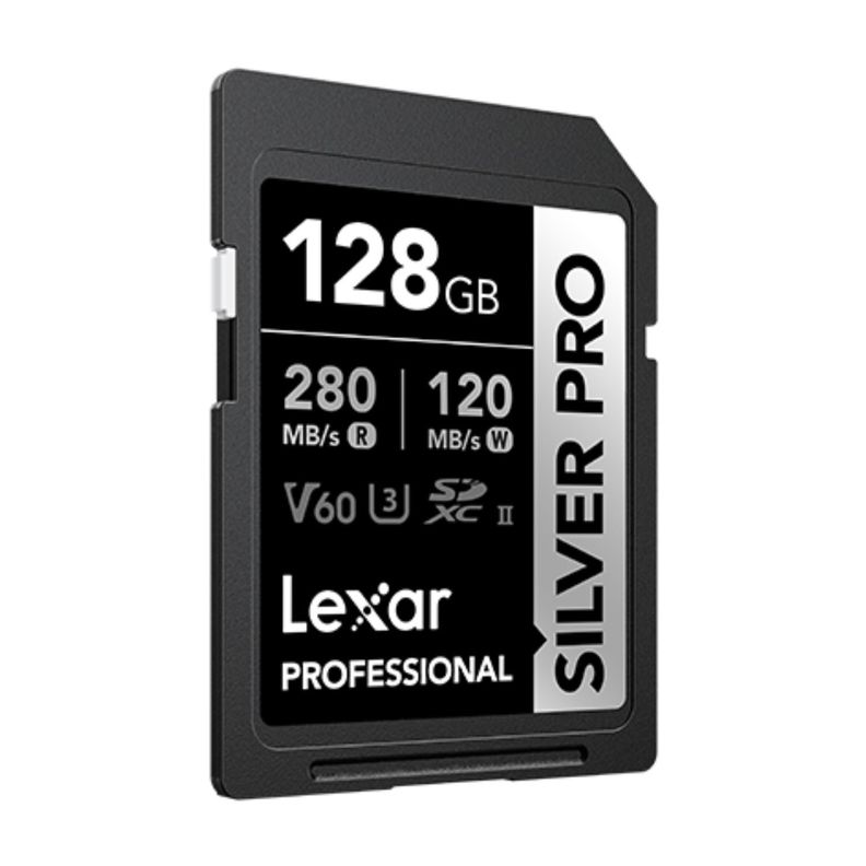 Tarjeta Lexar Professional SILVER PRO 128GB SDXC UHS-II Card-1