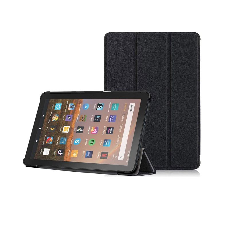 Funda Fibra Fire HD8 Color Negro-0