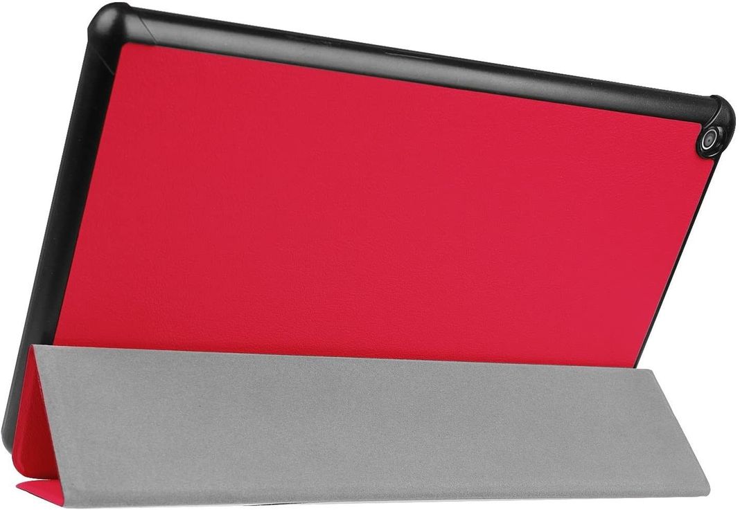 Funda Fibra Fire HD10 (9-10Gen) Color Rojo-1