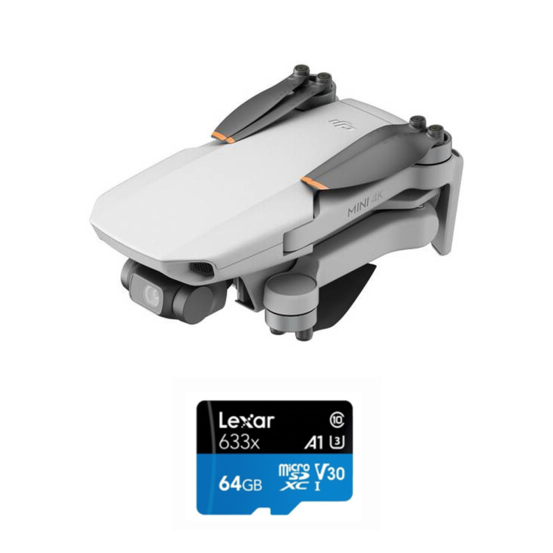 Drone DJI Mini 4K + Tarjeta de memoria 64GB-0