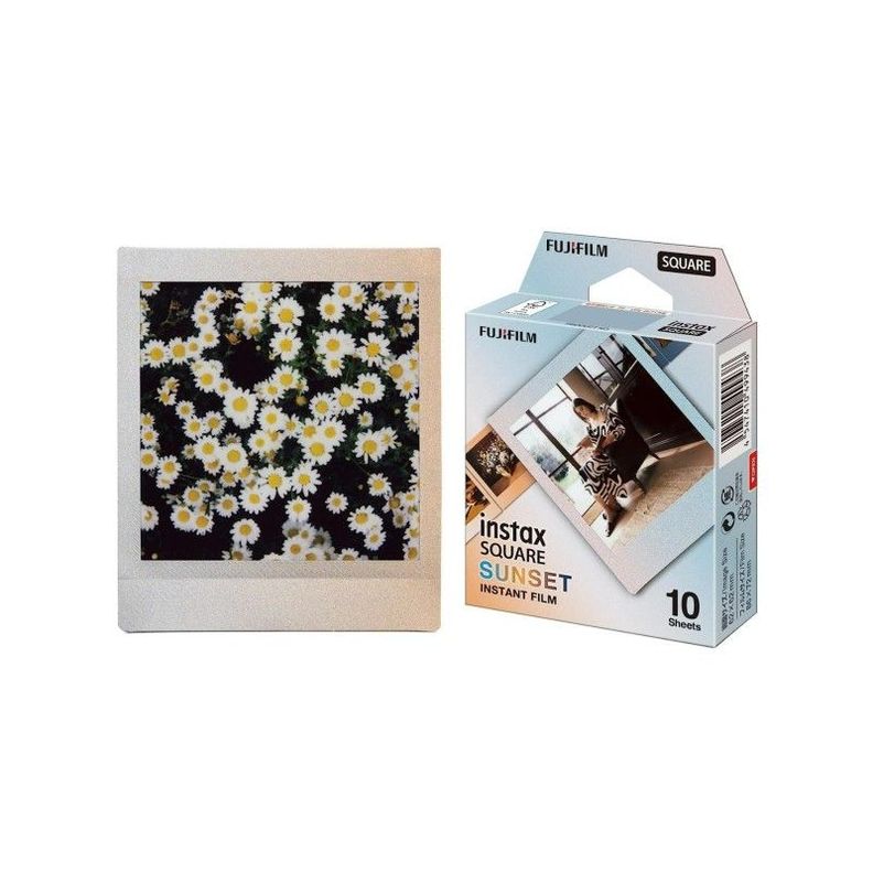 Pelicula instantanea Fujifilm Instax Square Sunset 10 Films Blanco